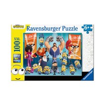 코리아보드게임즈 미니언즈 악당 엑스포 XXL 직소퍼즐 R129157, 혼합색상, 100피스