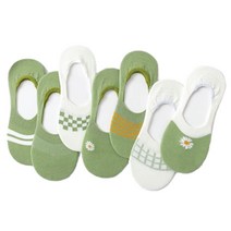 여성용 패션을 신다 여름 안벗겨지는 페이크 삭스 7종 세트