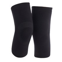 언썸 보온 무릎보호대 블랙 L 2p 세트, 1세트