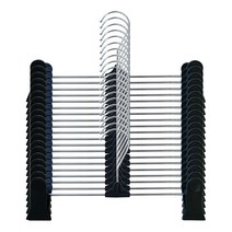 긴고리 치마바지걸이, 20개, 블랙