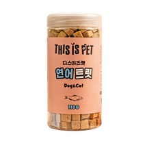 디스이즈펫 연어트릿 강아지 간식 110g, 1개, 연어
