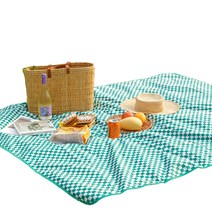 하임앤하임 체커보드 피크닉매트, Green