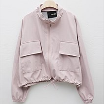 비엔엑스 여성용 건빵 투포켓 데일리 스트링점퍼 BU3JP002L0