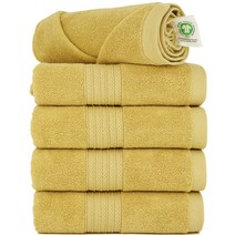 클라우망 세면타월 150g 코마사, 옐로우, 옐로우, 옐로우, 옐로우, 옐로우, 5개