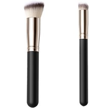 미니맥시 소프트 파운데이션 브러쉬 2종 세트, 블랙, 1세트