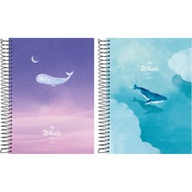 핑크풋 5000 고래 연습장, 랜덤발송, 2개