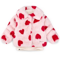 젤리스푼 여아용 러블리 하트 코트