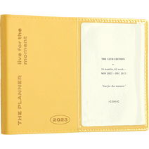 아이코닉 2023 더 플래너 W 위클리 다이어리 스케줄러, 02 Custard yellow