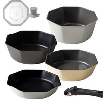 쏘에르 컬러팔레트 팔각 쿡웨어 IH 2-WAY코팅 냄비후라이팬 7종 세트, 모던