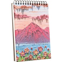 회화 컬러 납 책 스케치북 21 천산체, A4