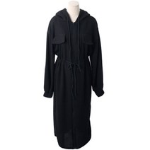 텔레필 오버핏 지퍼 후드 롱 원피스 cpops8112k28