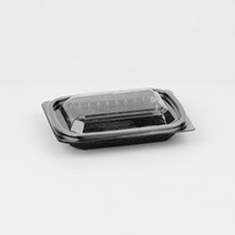 스완 도시락 일회용 반찬 201 용기 검정 160ml, 1개입, 200개