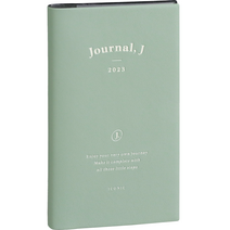 아이코닉 2023 저널J 다이어리 먼슬리 슬림 플래너, 04 Vintage mint