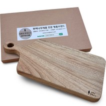 편백아트 프리미엄 캄포 통원목 라운드 홀 도마 선물용, 혼합색상