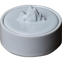 덮게있는 03 루 가마 칭산 청자 벼루, 1개
