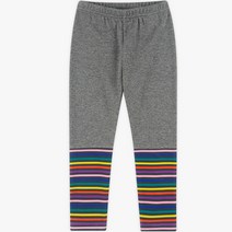 월튼키즈 여아용 멀티컬러융기모 레깅스