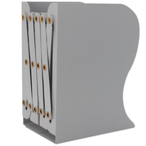 모모스토어 길이조절 책꽂이, 그레이