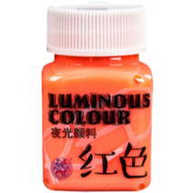 아베른 전문가용 형광 아크릴물감 레드, 1색, 58ml