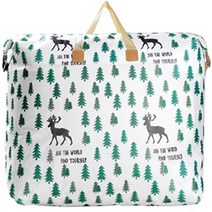 닌샵 손잡이 패브릭 이불 가방, 트리, 1개