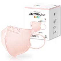 애니가드나컬러입체형방역마스크 소형1 KF94, 스무디핑크, 30개입, 1개