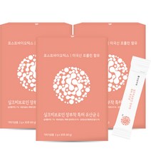 자연지애 실크피브로인 장부착 유산균 스틱 30p, 3개, 60g