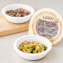 루솔 유아식 6단계 후기반찬 볶음세트 (냉장), 610번 모듬버섯볶음, 613번 한우 가지볶음, 615번 오징어 야채볶음, 1세트