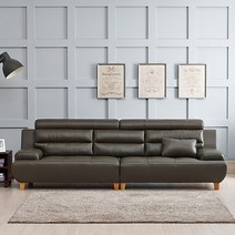 에몬스홈 메디치 4인 소파 방문설치, 머드그레이