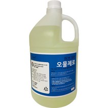 허브크린 오물제로 배수구 세정제, 1개, 4L