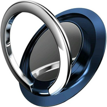 메탈 360도 자석 스마트링, 블루, 1개