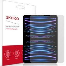 스코코 저반사 태블릿PC 액정보호필름 세트, 혼합색상