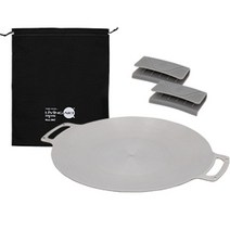 리빙아트 인덕션 스텐 그리들팬, 1개, 33cm