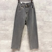 남성용 뒷밴딩 와이드 데님 팬츠 20007