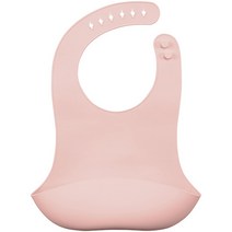 마더케이 실리콘 턱받이, 베이비핑크, 1개