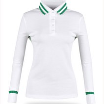 럭스골프 여성용 라인 카라 긴팔 셔츠 MDG2A602W