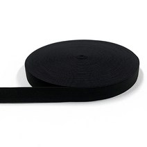 COTS 슬림 고무밴드 2700cm x 25mm, 1개, 블랙