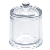 레오빈스 투명 유리 수제 양초 돔 용기 L, 1개