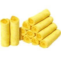 메이튼 스탠다드M 퓨어클린 드라잉 세차타월 중형(30 x 30cm), 12개, 옐로우