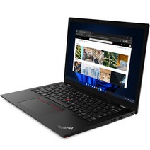 레노버 2022 씽크패드 L13 요가 AMD G3, 라이젠7 Pro, 256GB, Free DOS, Thinkpad L13 Yoga GEN3(AMD)-21BB002RKD, Thunder black, 16GB