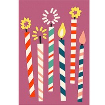 아트조이 DIY 명화그리기 10 x 15 cm, 축하하는 캔들 (보라)