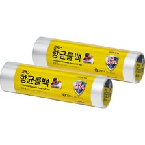 코멕스 항균 비닐 롤백, 2개, 중(M)