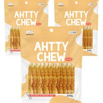 강아지 아띠츄 딩고 치킨우유 스틱껌 240g, 치킨 + 우유 혼합맛, 3개