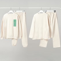 애플리 남성용 WHY 프린팅 세미기모 트레이닝 상의 2종 + 하의 2종 세트 APS408