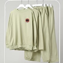 애플리 남성용 NO PHOTO 프린팅 세미기모 트레이닝 상하의 4종 세트 APS410