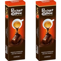 페레로 포켓 커피 초콜릿 5p, 62g, 2개