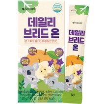 아이배냇 데일리 브리드 온 10g, 모과 + 대추 + 수세미오이 + 쌀조청 혼합맛, 15개