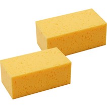 메이튼 스탠다드M 세차 스펀지 차량용 타이어, 옐로우, 2개