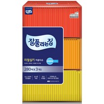 잘풀리는집 리얼실키 펄프 미용티슈 2겹, 280개입, 3개