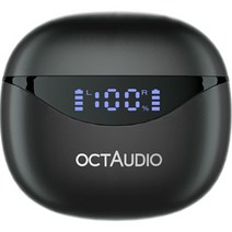 옥터디오 인코에그 무선 이어폰, 블랙, JS121