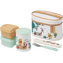 디즈니 휴대용기 세트 560ml KCLJC6AG, 곰돌이푸우23, 1세트