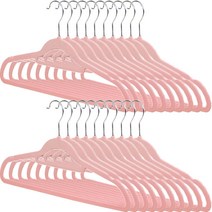 잇츠라이프 논슬립 옷걸이, 핑크, 20개